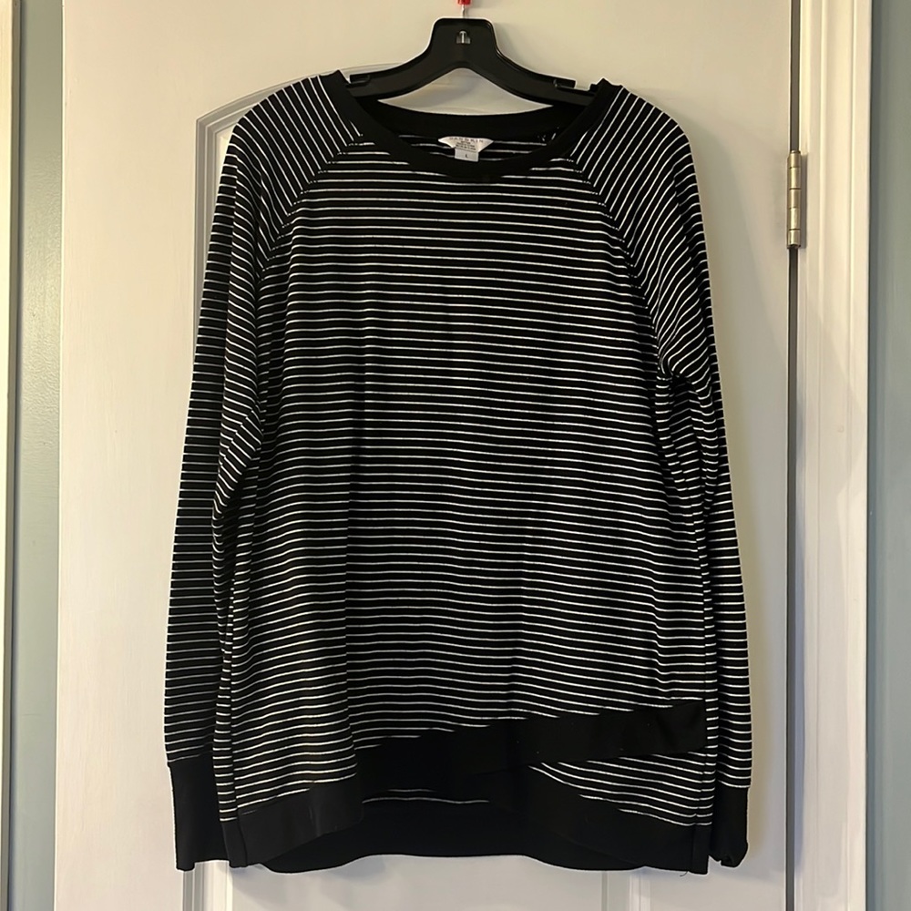 Striped Casual Crewneck